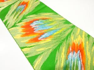 抽象模様織り出し 名古屋帯